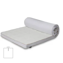 U-split topmadras - 180x210 cm 8 cm høj - NASA Memory skum - Borg Living - Ergonomisk topmadras