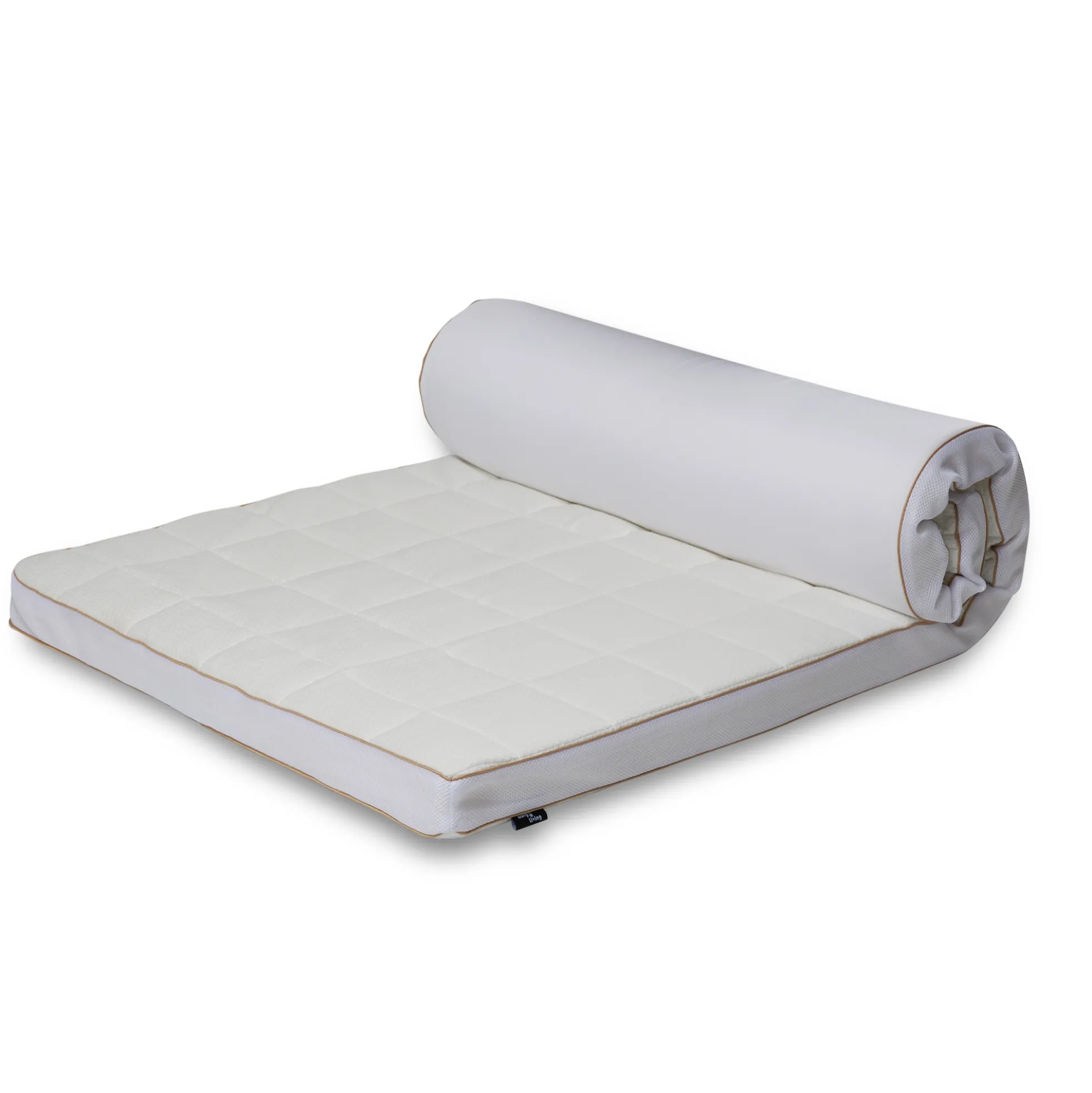 U-split topmadras - 180x210 cm 8 cm høj - NASA Memory skum - Borg Living - Ergonomisk topmadras