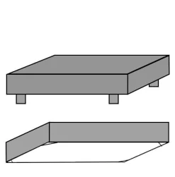 Vådliggerlagen - 70x160 cm - Hvid - Vådligger til juniorseng - Nordstrand Home madrasbeskytter