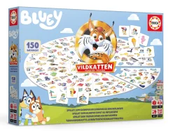 Vildkatten Bluey brætspil - 150 billeder - Børnespil