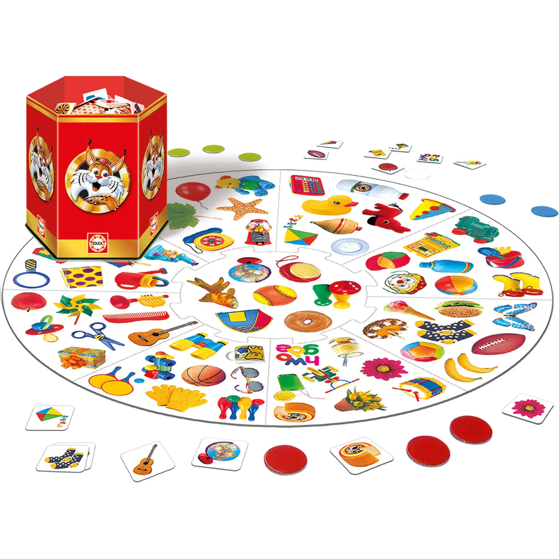 Vildkatten Junior 70 brætspil - Brætspil for de mindste