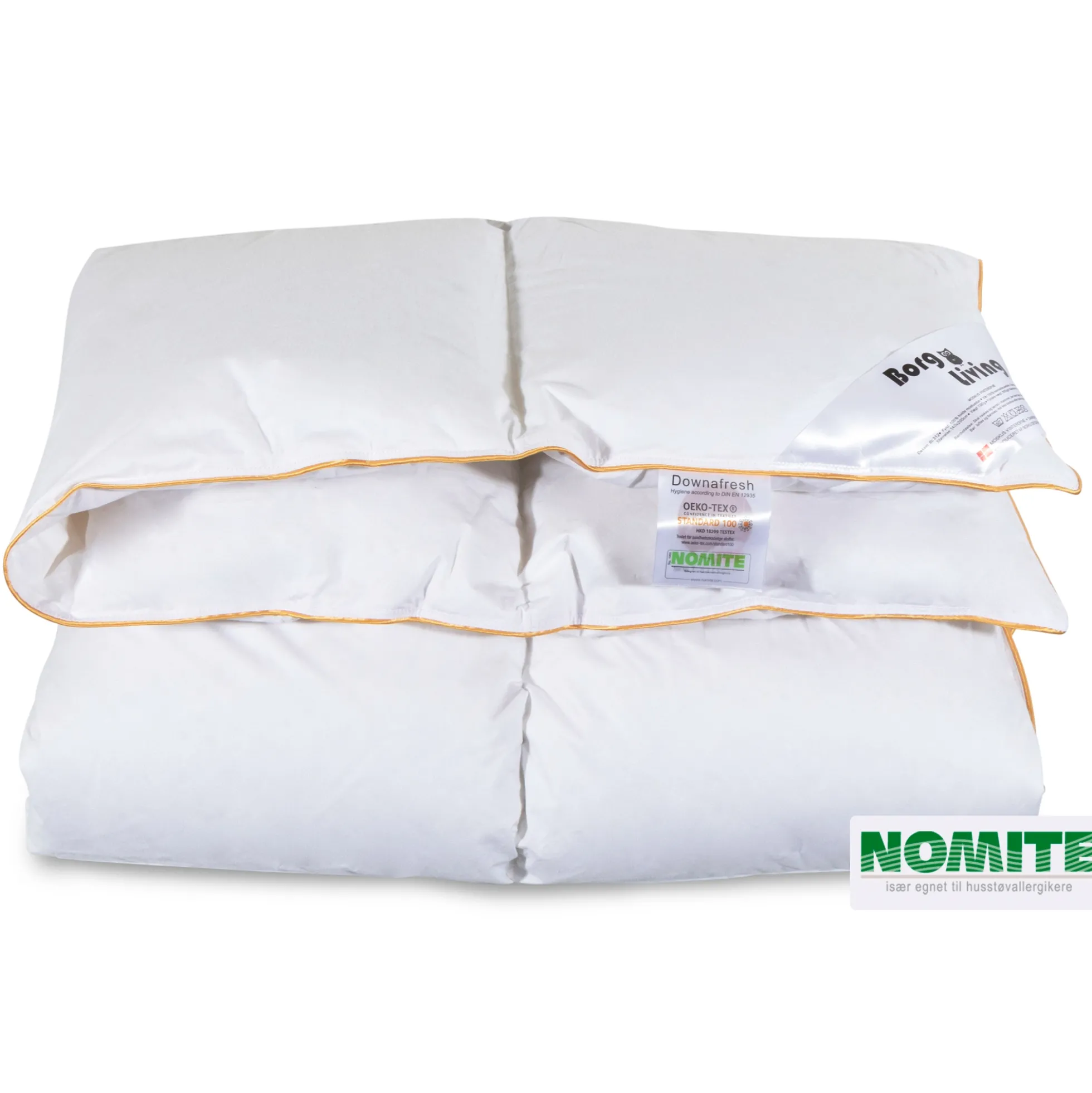 Vinterdyne 100% moskusdun - Fyldig og varm - 200x220 cm - Borg Living