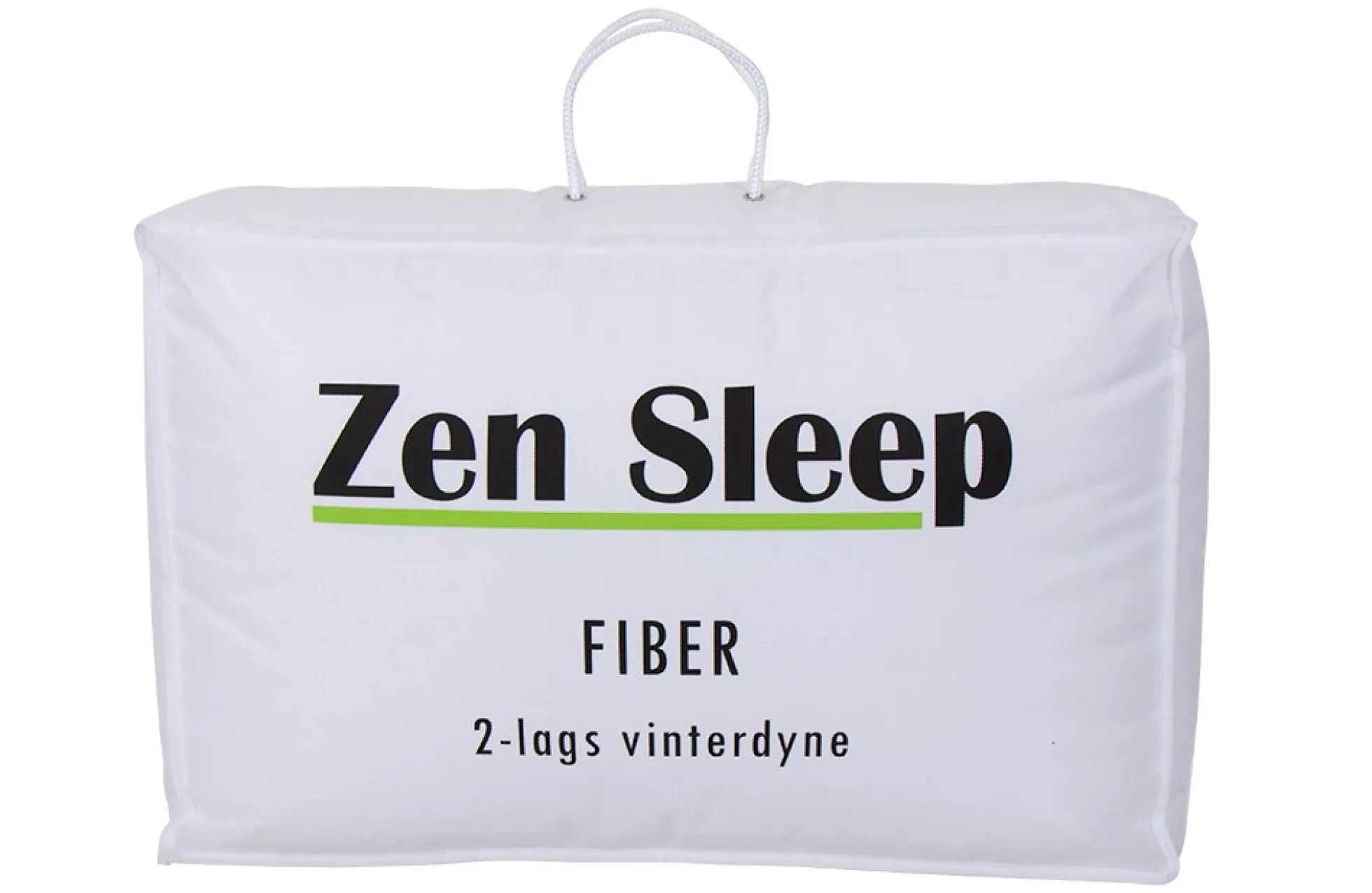 Vinter fiberdyne - Allergivenlig 2 lags termodyne - 150x210 cm - Fugt absorberende vinterdyne med hulfibre