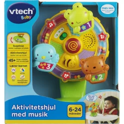 VTech Baby aktivitetshjul med musik og dansk tale