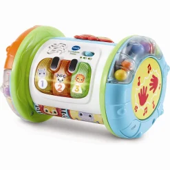 VTech 2-in-1 Rolling Explorer Drum aktivitetslegetøj
