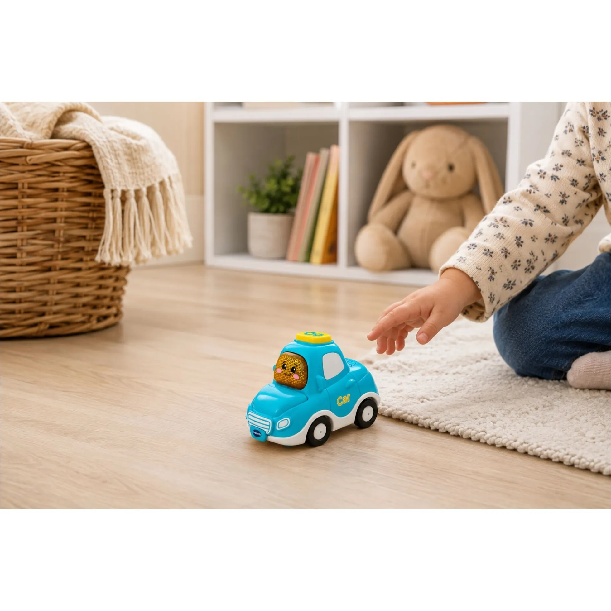 VTech Toot-Toot Drivers blå personbil med - Dansk tale og musik