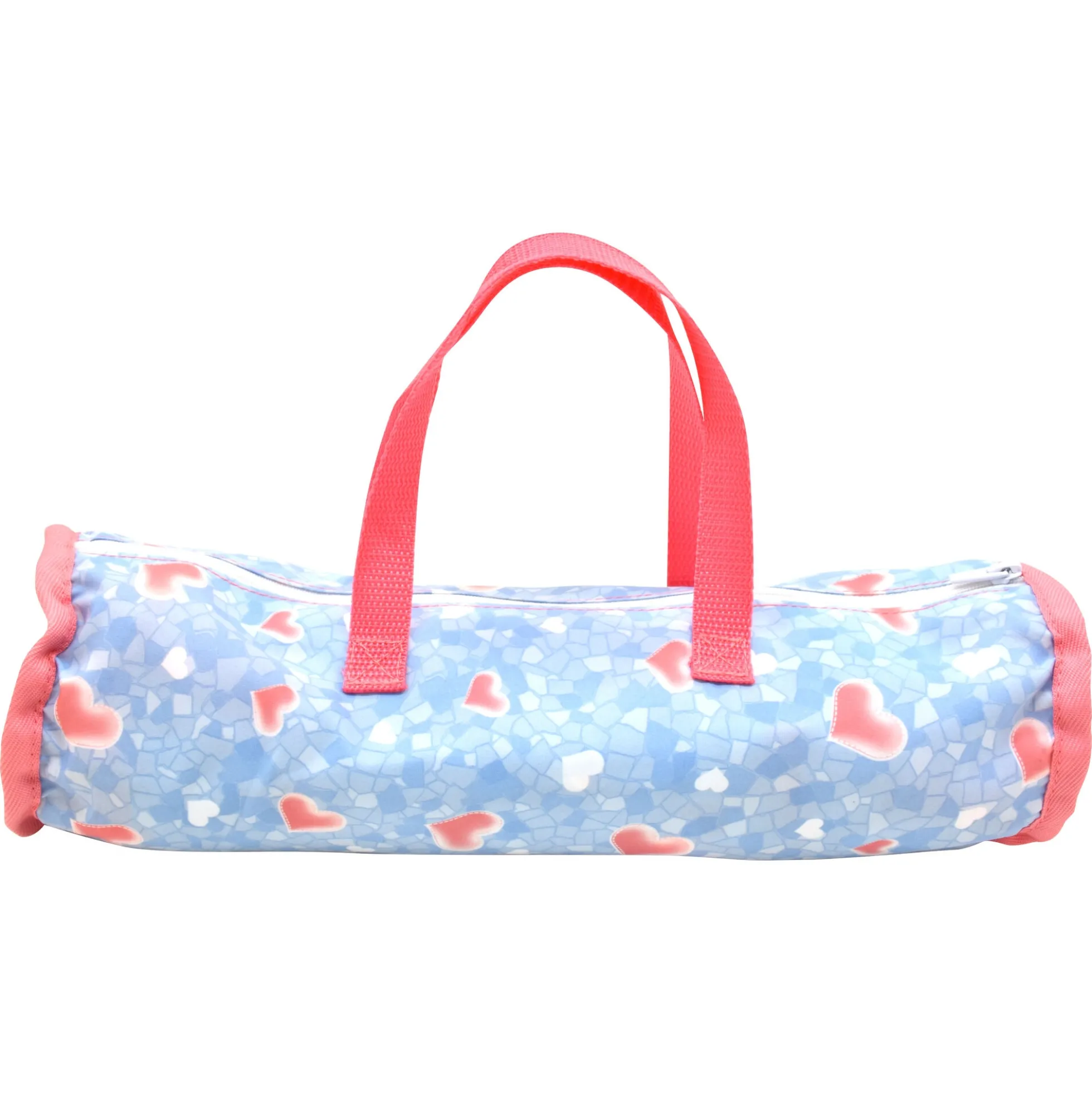 Weekendseng til dukker med pude og taske - 32x32x18 cm