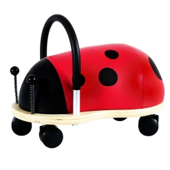 Wheely Bug mariehøne - Stor - Gåvogn med 360° hjul