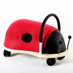 Wheely Bug mariehøne - Stor - Gåvogn med 360° hjul
